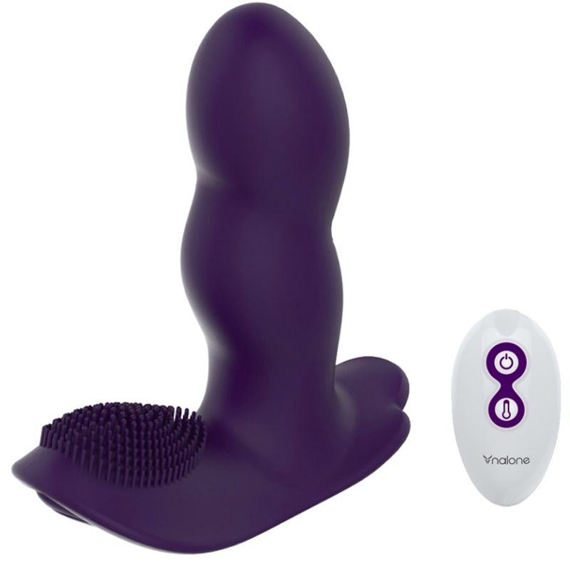 Comprar NALONE Loli Masajeador Control Remoto Morado – Diseño Elegante Con 7 Modos De Vibración-Noxtic