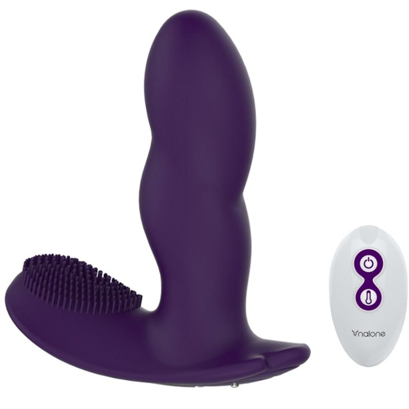Comprar NALONE Loli Masajeador Control Remoto Morado – Diseño Elegante Con 7 Modos De Vibración-Noxtic