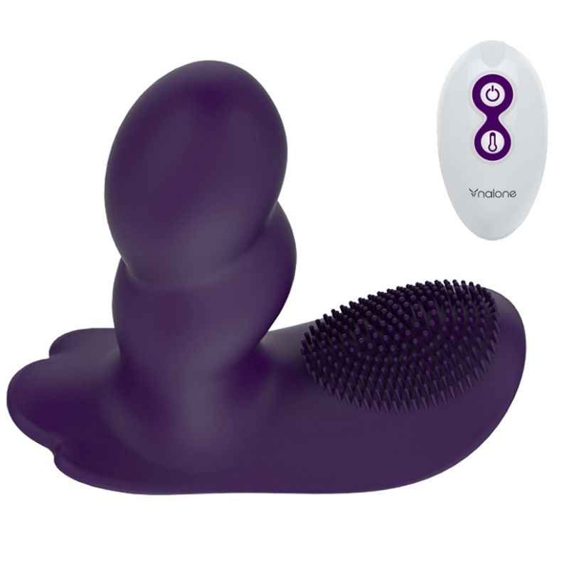 Comprar NALONE Loli Masajeador Control Remoto Morado – Diseño Elegante Con 7 Modos De Vibración-Noxtic