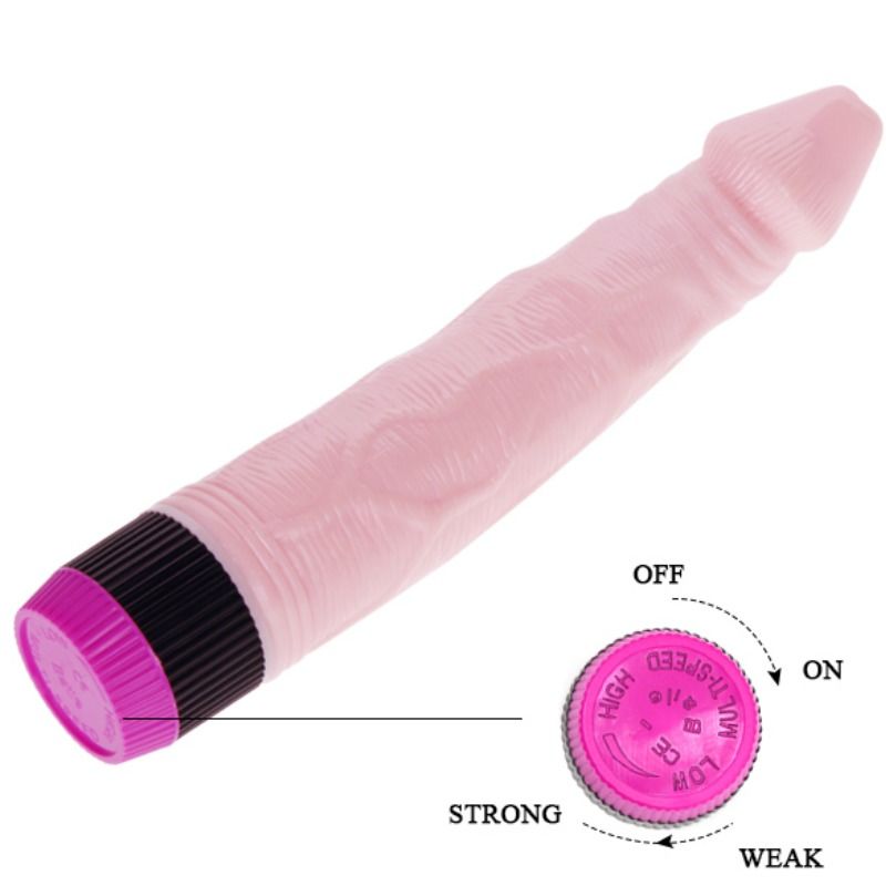 Comprar BAILE Adour Club Vibrador Realista 22.5 CM – Textura Suave Con Vibraciones Potentes-Noxtic