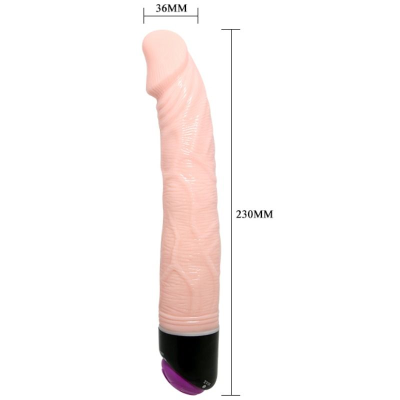 Comprar BAILE Adour Club Vibrador Realista 23 Cm Natural – Textura Suave Con Vibraciones Potentes Para Placer Inigualable-Noxtic