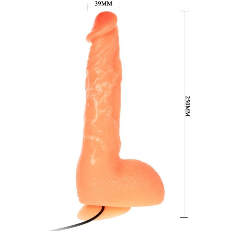 Comprar BAILE Vibrador Realista Con Ventosa – Material Suave Con Estimulación Interna Potente-Noxtic