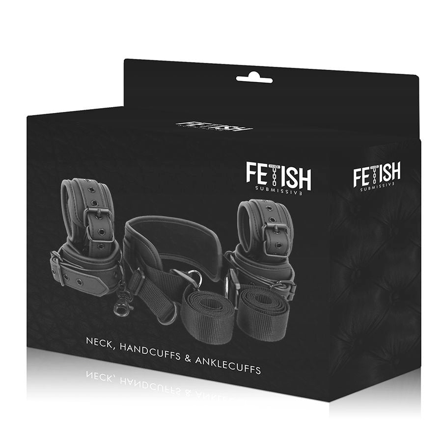 Comprar Fetish Submissive Set De Ataduras – Diseño Ajustable De Cuero Vegano Para Comodidad Extrema-Noxtic