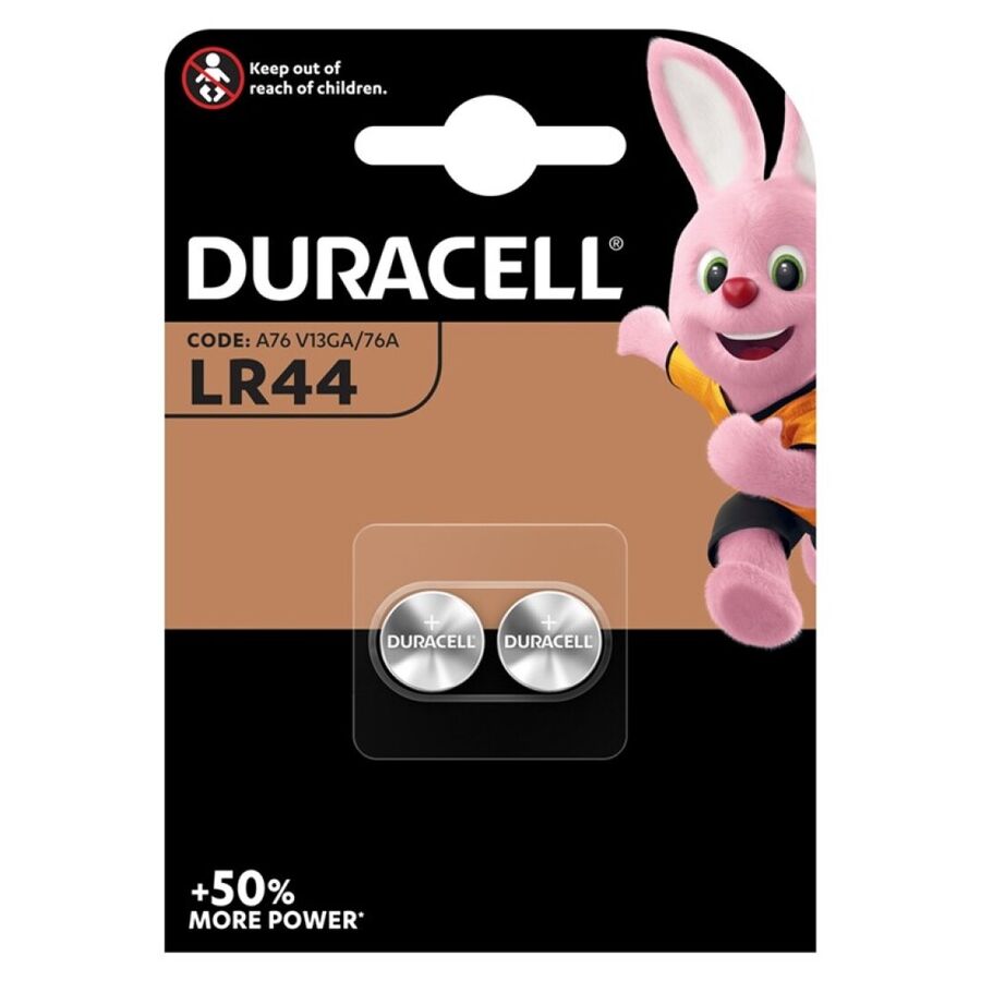 Comprar Duracell Pila Botón Alcalina LR44 Blister 2 Unidades – Energía Confiable Para Dispositivos Electrónicos-Noxtic