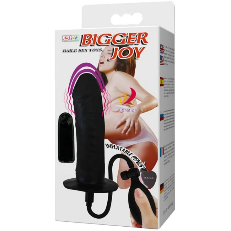 Comprar BAILE Bigger Joy Inflable Con Vibración – Juguete Erótico Para Placer Versátil-Noxtic