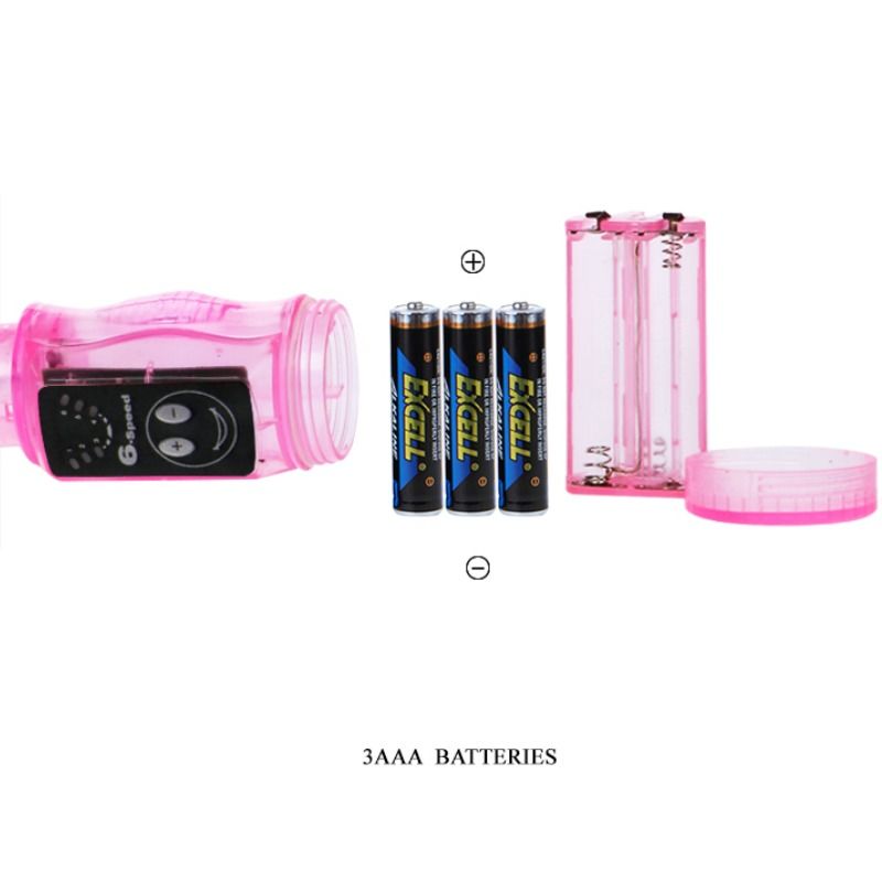 Comprar BAILE Distortion Estimulador Triple Rosa – Diseño Flexible Con 6 Velocidades De Vibración-Noxtic