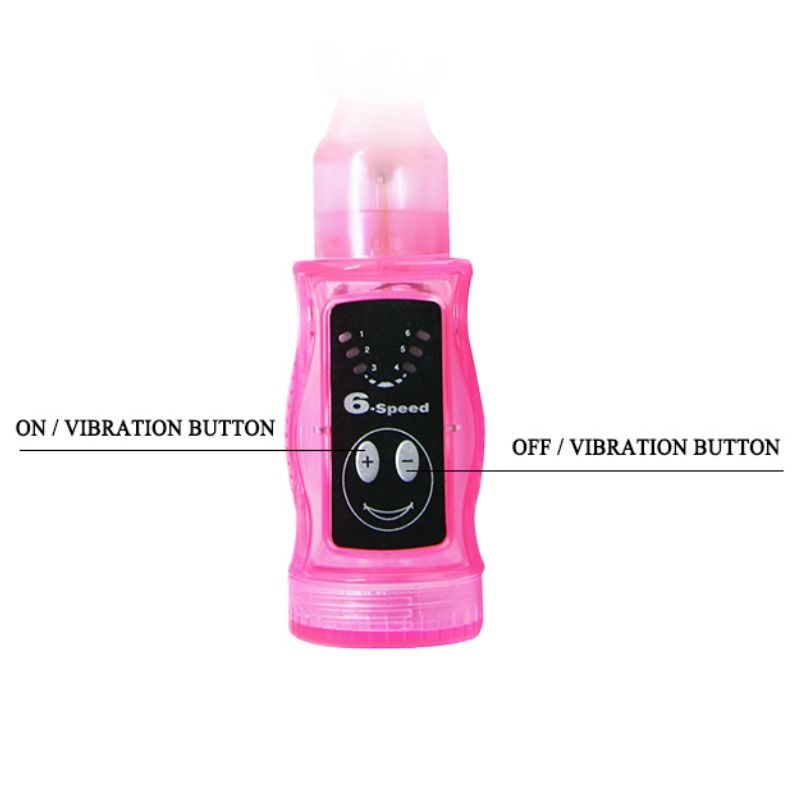 Comprar BAILE Distortion Estimulador Triple Rosa – Diseño Flexible Con 6 Velocidades De Vibración-Noxtic