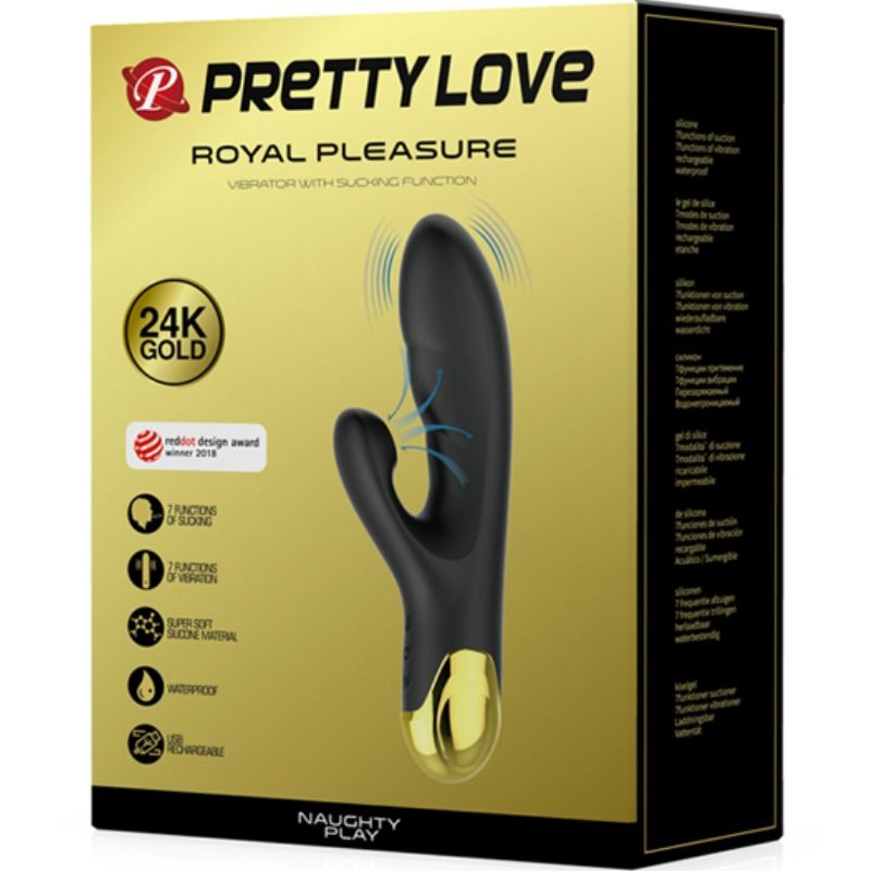 Comprar Pretty Love Smart Naughty Play – Juguete De Lujo Con 7 Modos De Vibración Y Succión-Noxtic