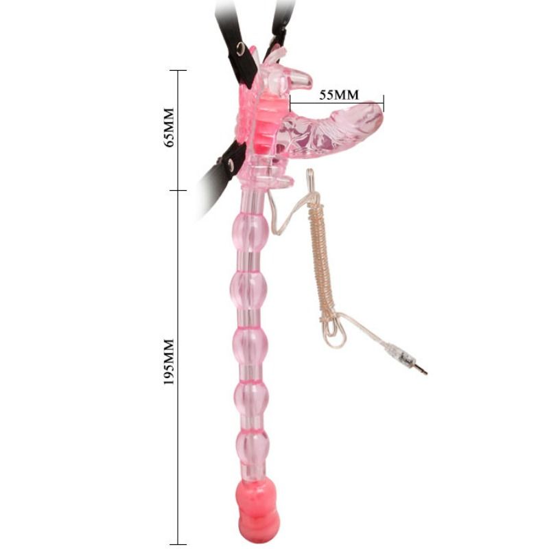 Comprar BAILE Butterfly Strap On – Estimulador Flexible Con Ajuste Perfecto Para Comodidad Adicional-Noxtic