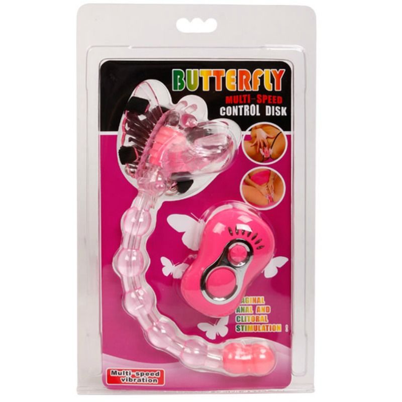 BAILE Butterfly Strap On – Estimulador Flexible Con Ajuste Perfecto Para Comodidad Adicional