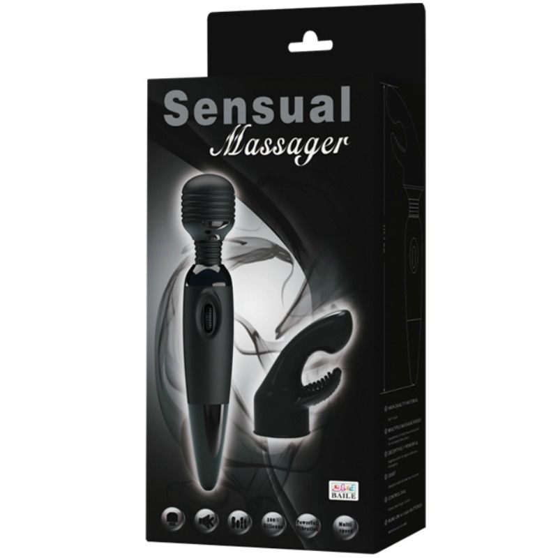 Comprar BAILE Masajeador Sensual Con Cabezal Intercambiable – Diseño Elegante Para Estimulación Sensorial Personalizada-Noxtic