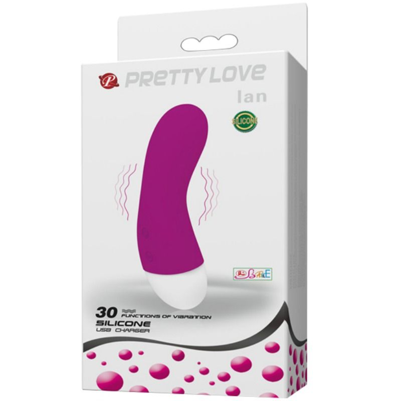 Comprar PRETTY LOVE Ian Estimulador Punto G – Vibrador De Silicona Suave Con 30 Velocidades-Noxtic