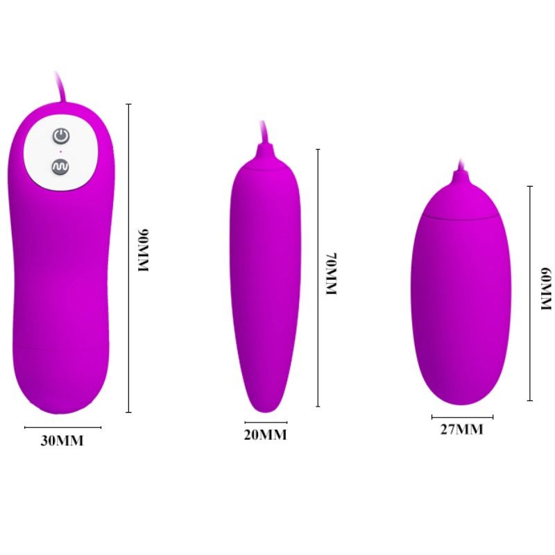 Comprar PRETTY LOVE Irma Huevo Vibrador Doble – Estimulador Potente Para Masaje Profundo-Noxtic