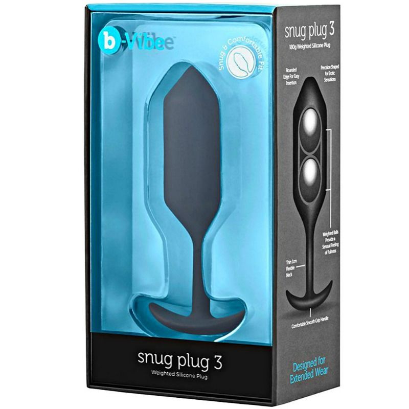 Comprar B-VIBE Snug Plug 3 – Plug Anal Ligero Con Diseño Confortable Para Placer Seguro-Noxtic