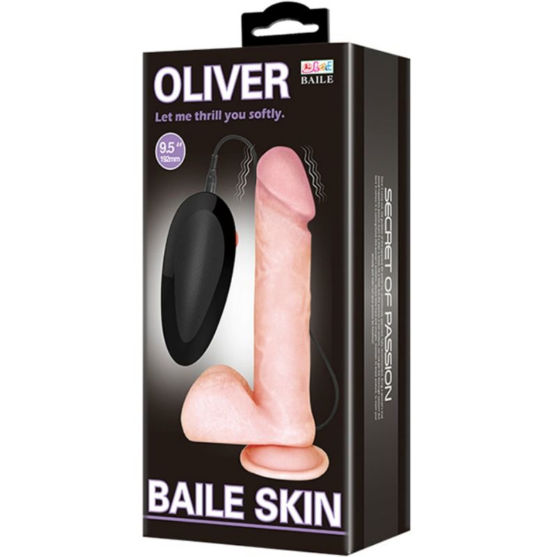 Comprar BAILE Oliver Dildo Realístico Con Vibración – Diseño Ergonómico Con Potentes Vibraciones-Noxtic