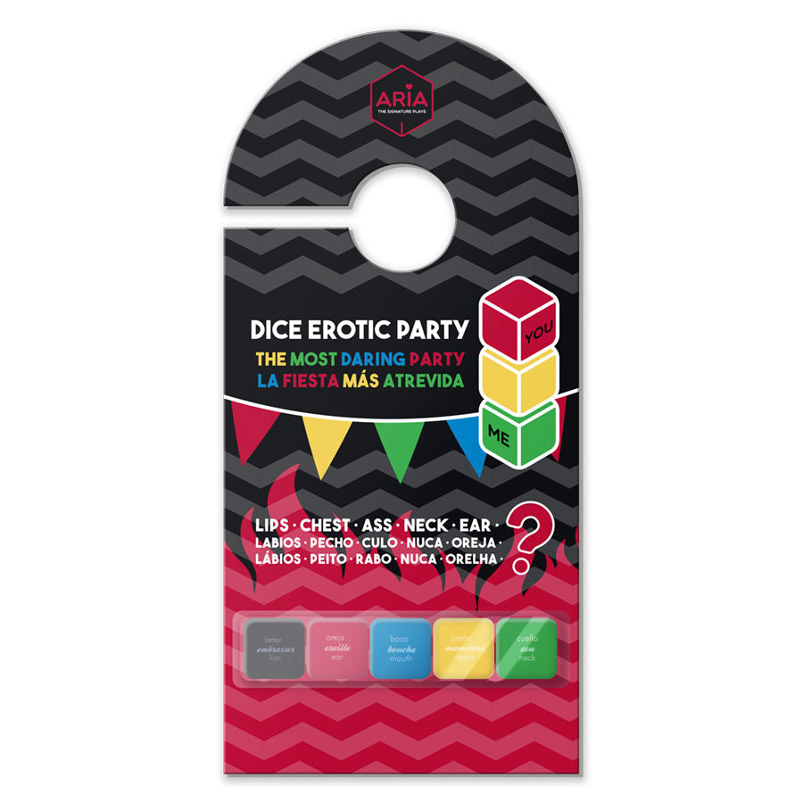 Comprar ARIA Juego 5 Dados Fiesta Erótica – Diversión Interactiva Para Momentos Especiales-Noxtic