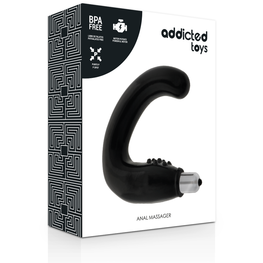 Comprar ADDICTED TOYS Masajeador Anal Negro – Estimulación Profunda Con Diseño Ergonómico-Noxtic