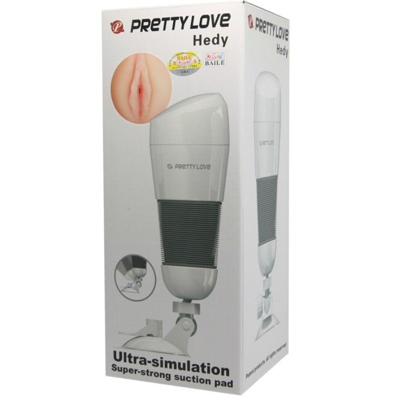 Comprar PRETTY LOVE Hedy Blanco – Masturbador Ergonómico Con Textura De Silicona Médica-Noxtic