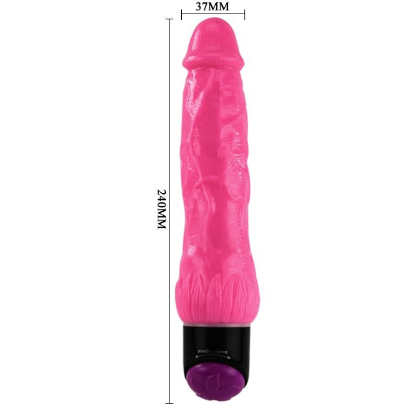 Comprar BAILE Vibrador Realístico Lila 24 cm – Textura Suave Para Una Experiencia Placentera-Noxtic
