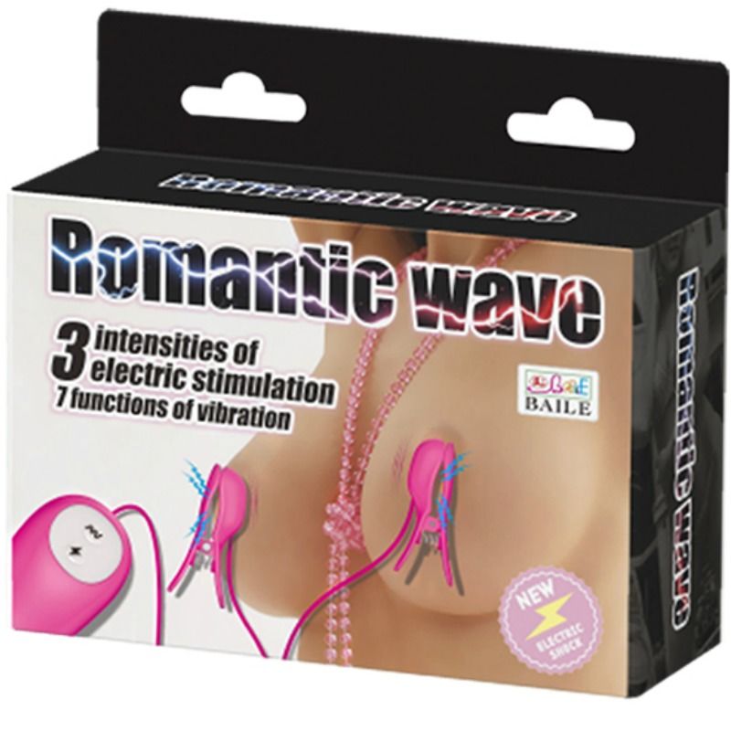 Comprar BAILE Romantic Wave Pizas – Pinzas Vibradoras Con Estimulación Sensorial Avanzada-Noxtic