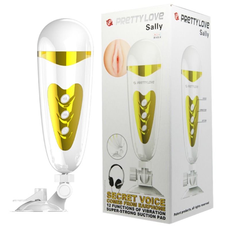 Comprar Pretty Love Sally – Masturbador Con Vibración Y Sonido Para Experiencia Realista-Noxtic