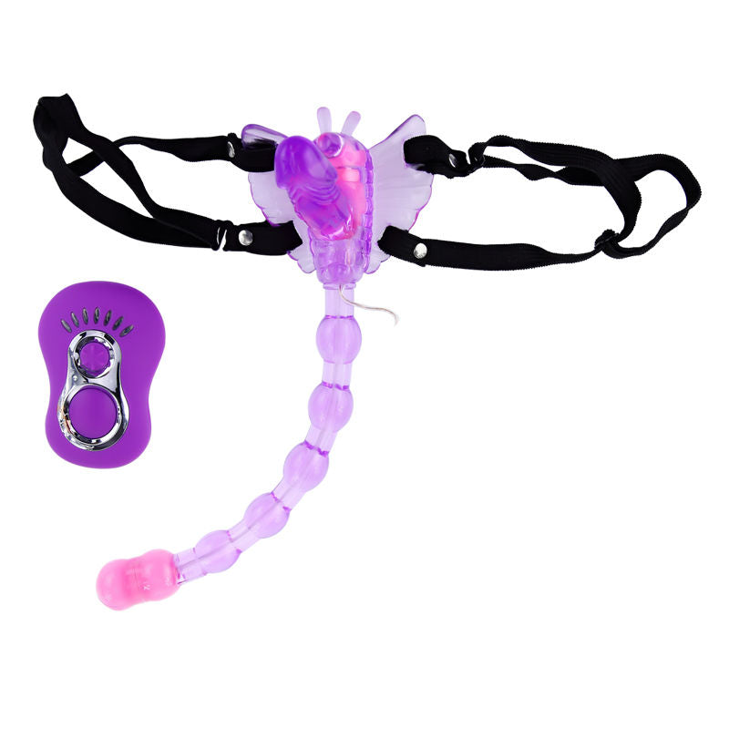 Comprar BAILE Butterfly Strap On Lila – Diseño Innovador Para Experiencias Sensoriales Únicas-Noxtic