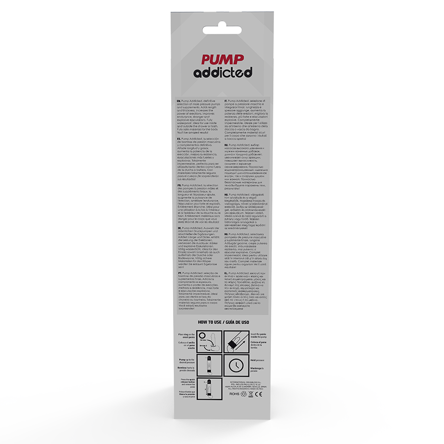 Comprar PUMP ADDICTED Bomba Erección RX11 Automática – Eficacia Avanzada Para Mejores Resultados-Noxtic