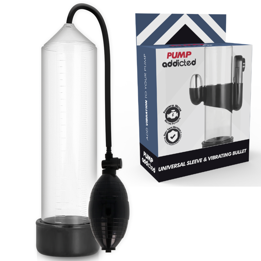 Comprar PUMP ADDICTED Bomba Erección RX3 Transparente – Innovador Juguete Con Vibrador Para Placer Personal-Noxtic
