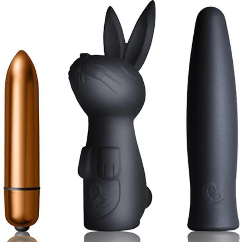 Comprar ROCKS-OFF Kit Oscuros Deseos – Estimulador Elegante Con Siete Modos De Placer-Noxtic
