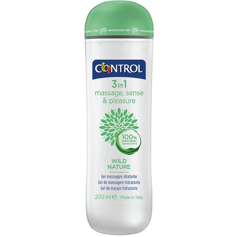 Comprar CONTROL Wild Nature Gel Masaje 3 En 1 200 Ml – Gel Natural Para Bienestar Sensorial-Noxtic