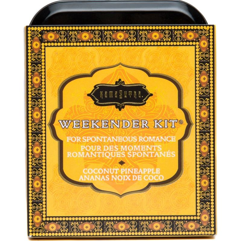 Comprar KAMASUTRA Weekender Tin Kit Coco Y Piña – Kit Elegante Para Escapadas Románticas-Noxtic