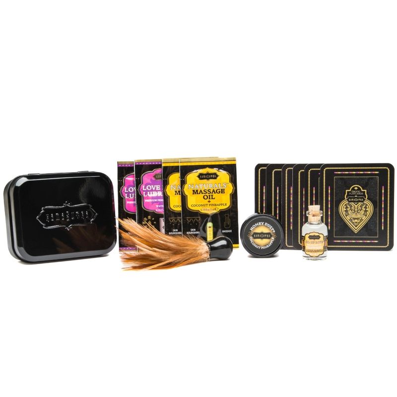 Comprar KAMASUTRA Weekender Tin Kit Coco Y Piña – Kit Elegante Para Escapadas Románticas-Noxtic