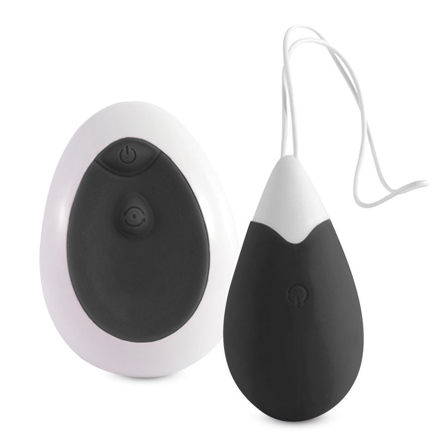 Uovo vibrante Intense Jan con telecomando nero – Giocattolo intimo con controllo wireless per un divertimento discreto