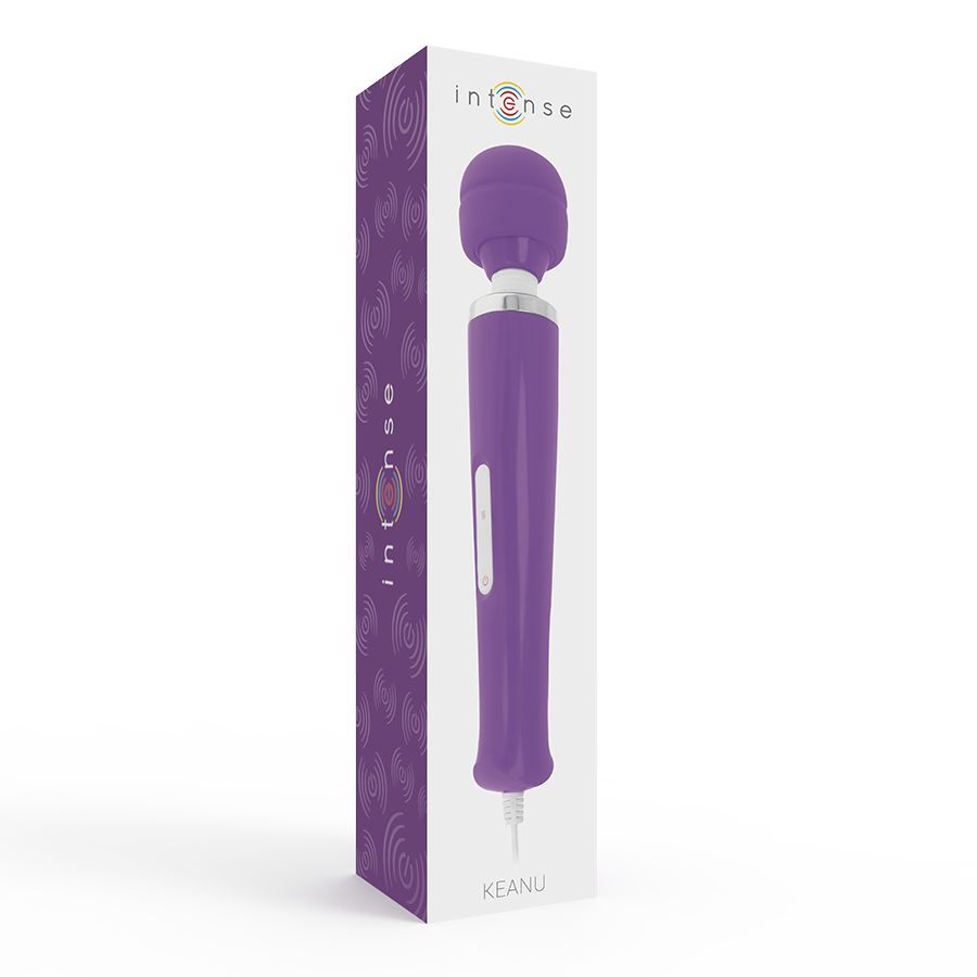 Comprar INTENSE Keanu Wand Lila – Masajeador Curvilíneo Con Diseño Sofisticado-Noxtic