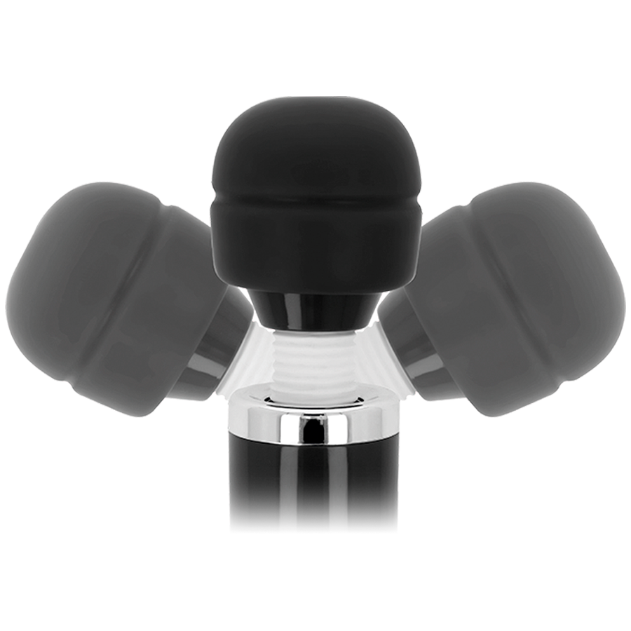 Comprar INTENSE Keanu Wand Negro – Masajeador Potente Con Diseño Curvilíneo Para Sensaciones Intensificadas-Noxtic