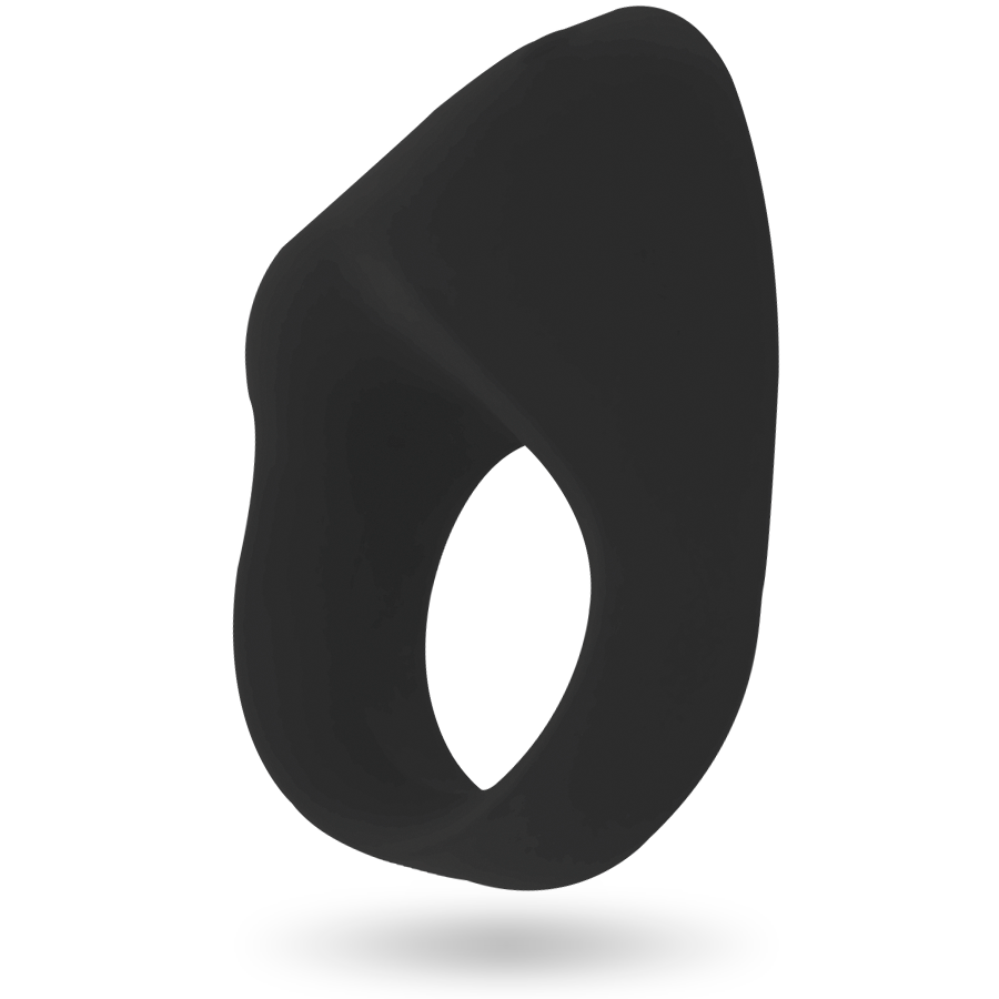 Comprar INTENSE Oto Anillo Vibrador Recargable Negro – Estimulador Con 20 Velocidades Para Placer Personalizado-Noxtic