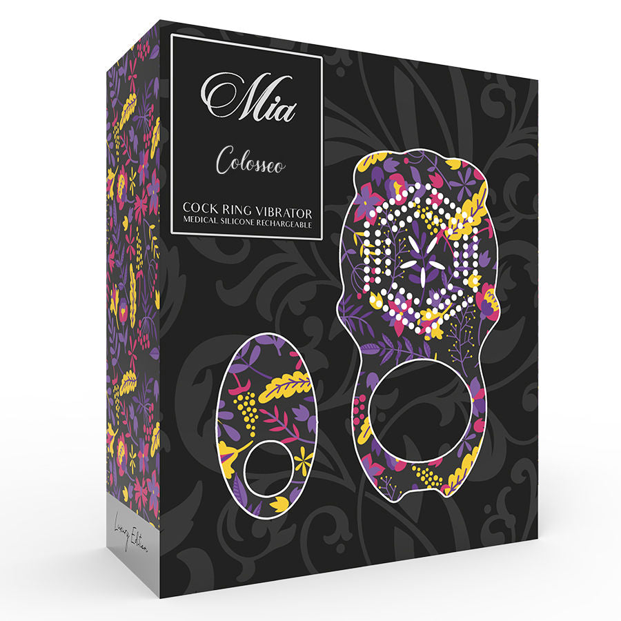 Comprar MIA Colosseo Anillo Control Remoto Negro – Diseño Innovador Para Placer Compartido-Noxtic