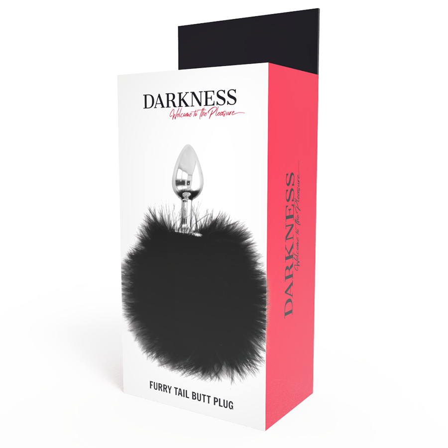 DARKNESS Extra Buttplug Anal Con Cola Negra – Diseño Ergonómico Para Placer Sensorial