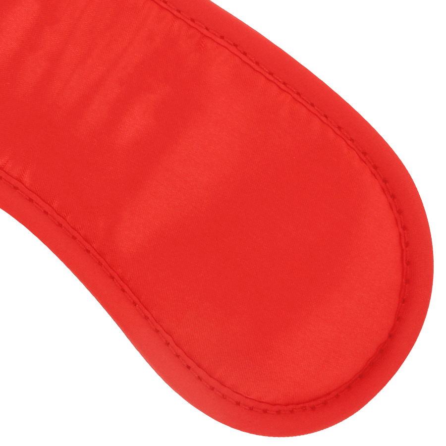 Comprar DARKNESS Máscara Antifaz Rojo Recto – Comodidad Ajustable Para Sueño y Misterio-Noxtic