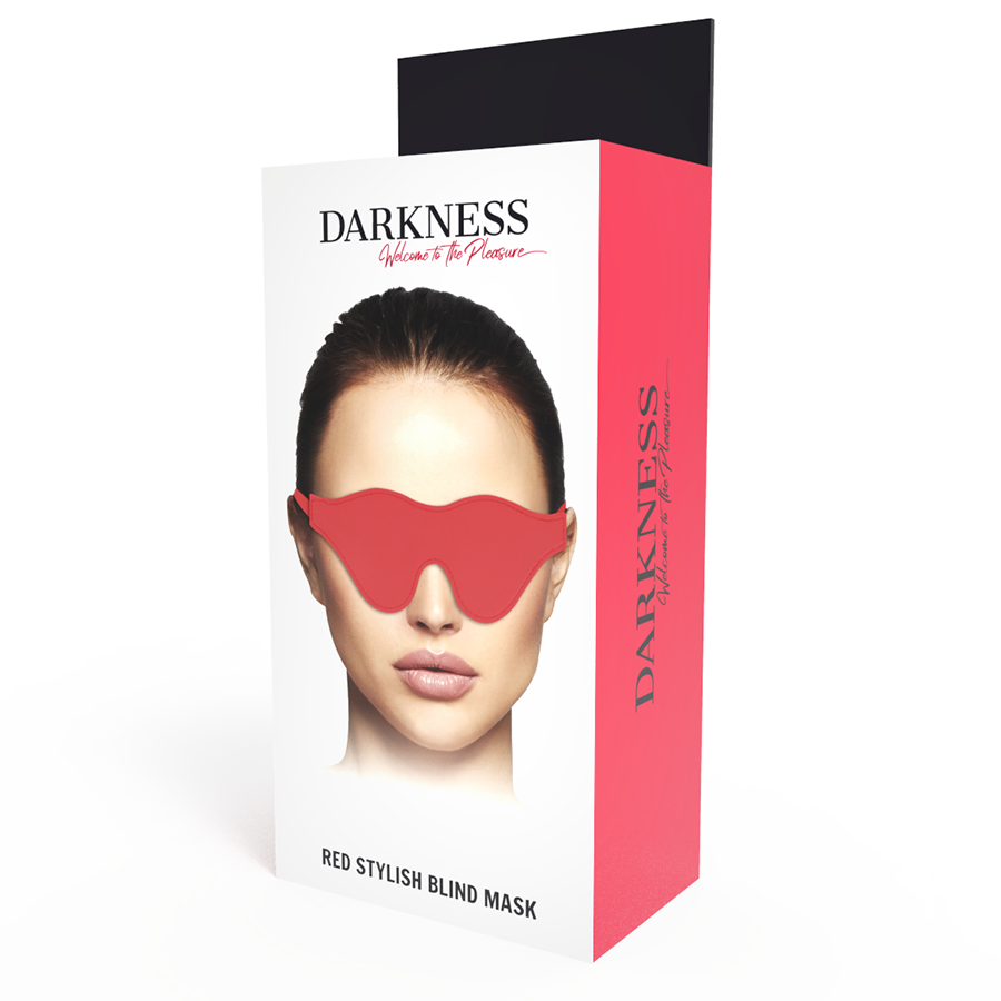 Comprar DARKNESS Máscara Antifaz Rojo – Diseño Ajustable Para Comodidad Durante El Sueño-Noxtic