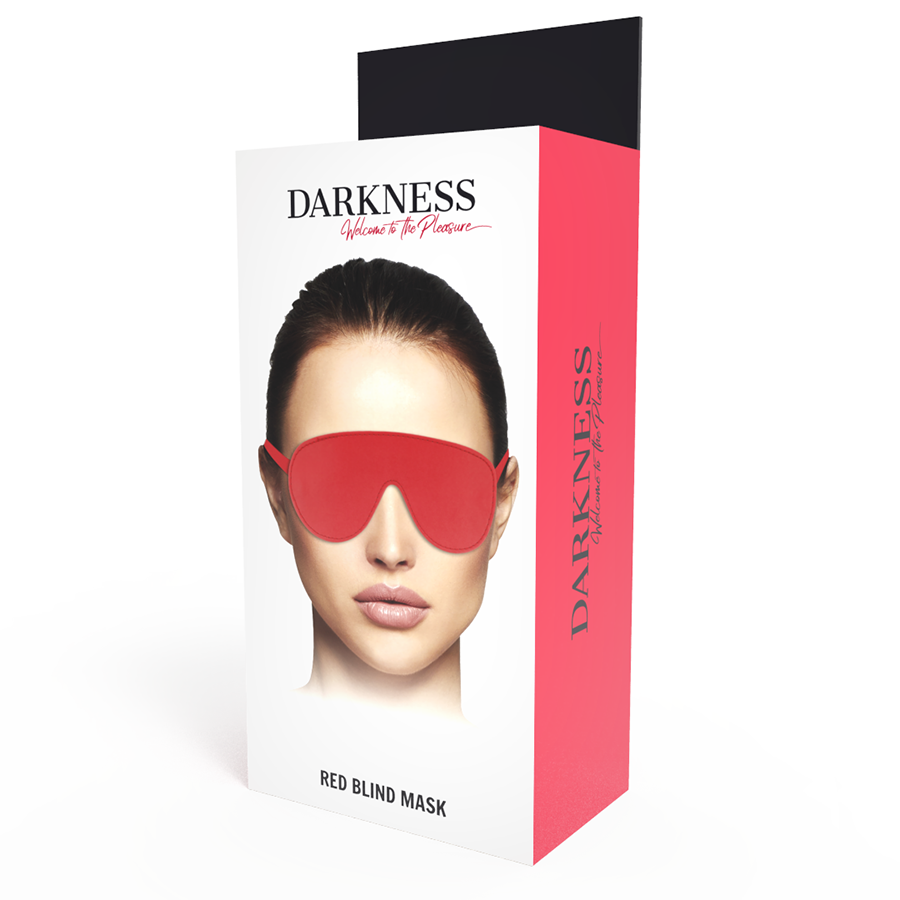 Comprar DARKNESS Máscara Antifaz Rojo – Diseño Ajustable Para Sueño Confortable-Noxtic
