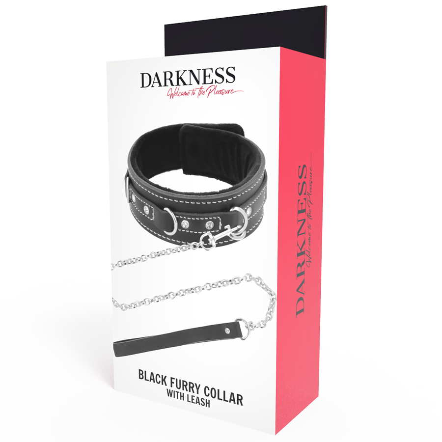 Comprar DARKNESS Collar De Cuero Con Correa – Diseño Elegante Para Control Y Estilo En Tus Escenas-Noxtic