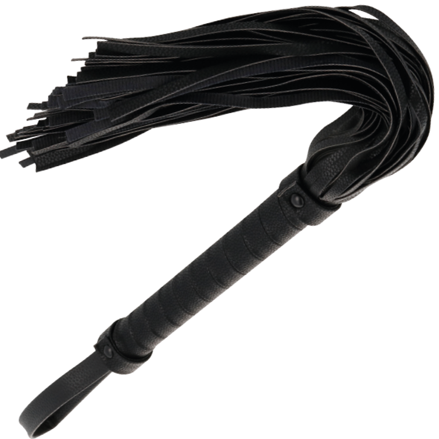 Comprar DARKNESS Látigo Bondage Negro 42cm – Diseño Elegante Para Explorar Nuevas Sensaciones-Noxtic