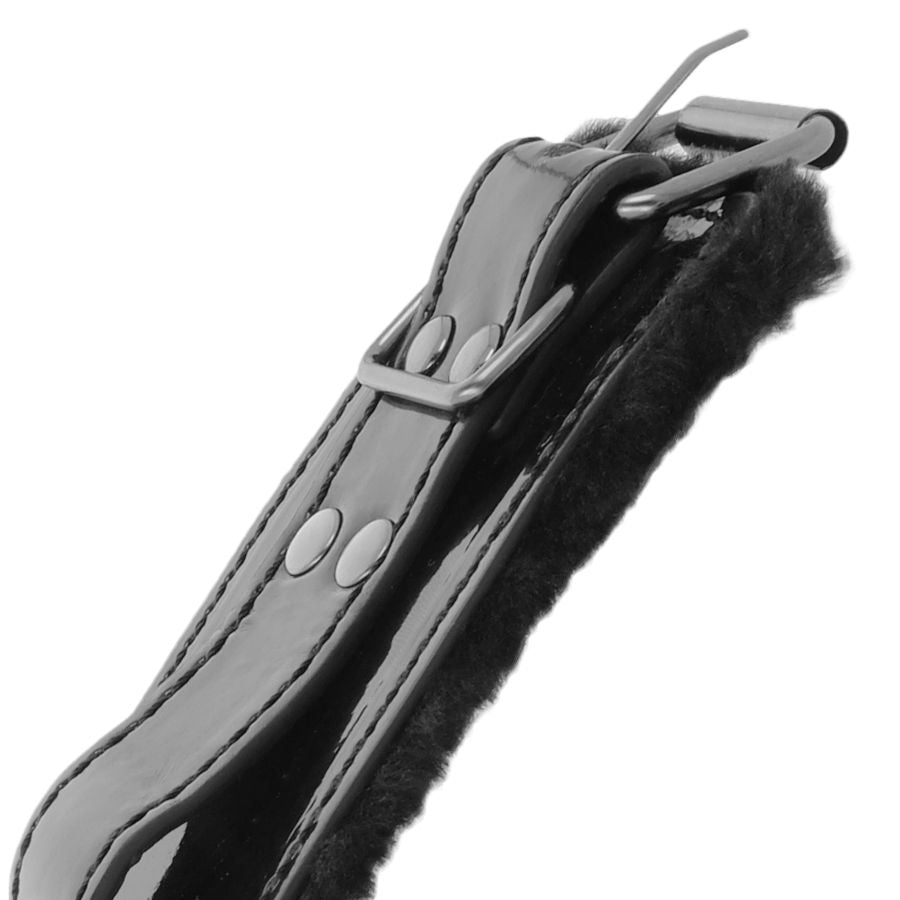 Comprar DARKNESS Esposas Ajustables Negras – Diseño Elegante Con Candado Para Mayor Comodidad-Noxtic