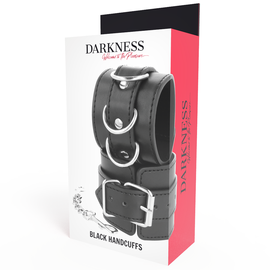 Comprar DARKNESS Esposas Manos Negros – Diseño Ajustable Para Experiencias Elegantes-Noxtic