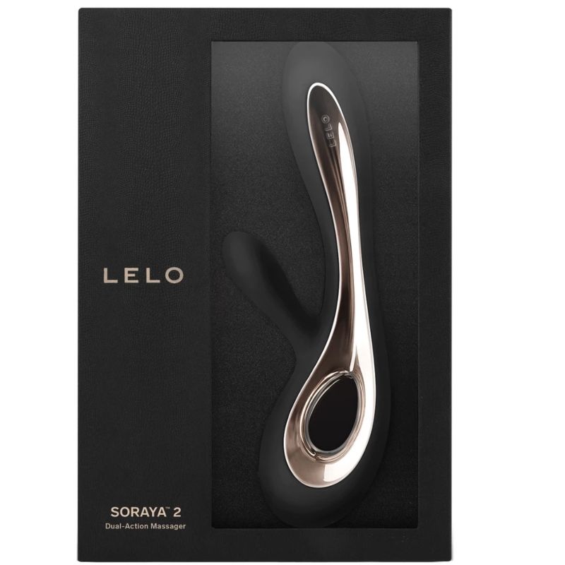Comprar LELO Soraya 2 Negro – Vibrador Recargable Con Silicona Médica Hipoalergénica-Noxtic