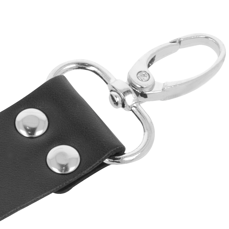 Comprar DARKNESS Esposas De Cuero Negro – Diseño Confortable Para Juegos De Dominación-Noxtic
