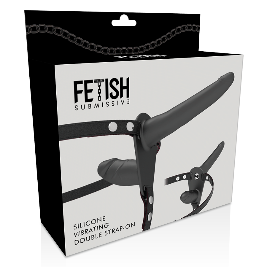 Comprar FETISH Arnés Doble Ajustable – Silicona Hipoalergénica Con Tacto Sedoso-Noxtic
