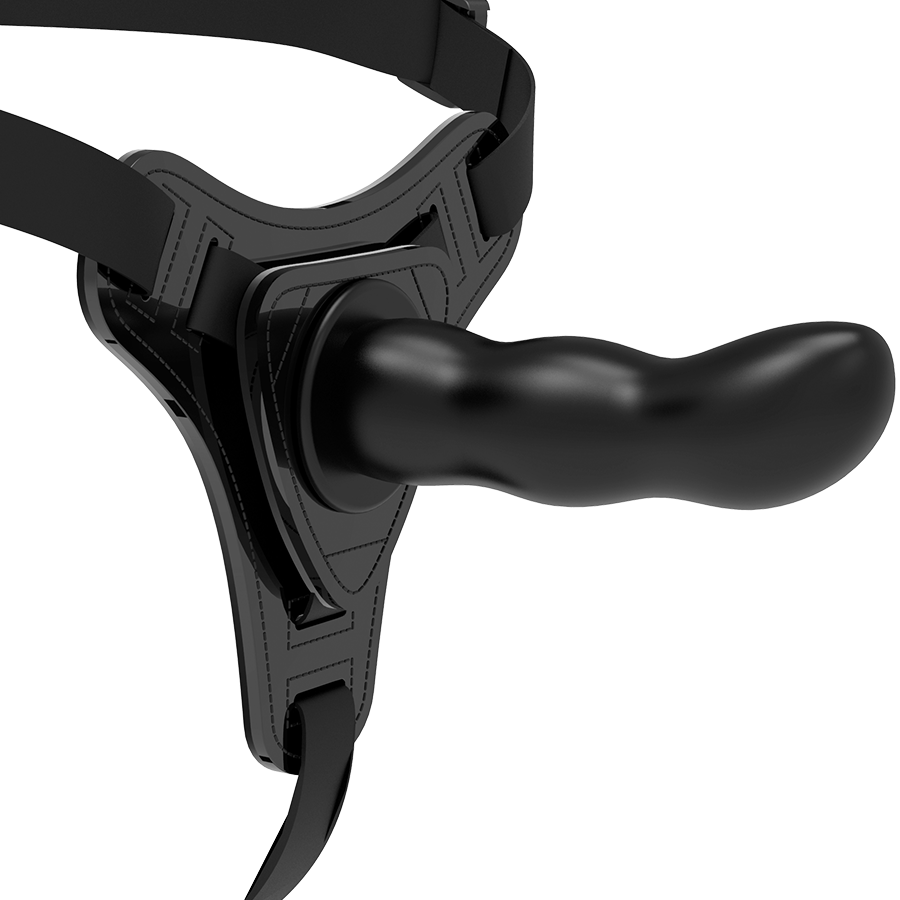 Comprar Fetish Submissive Harness Negro – Arnés Erótico De Silicona Hipoalergénica Para Placer Confortable-Noxtic