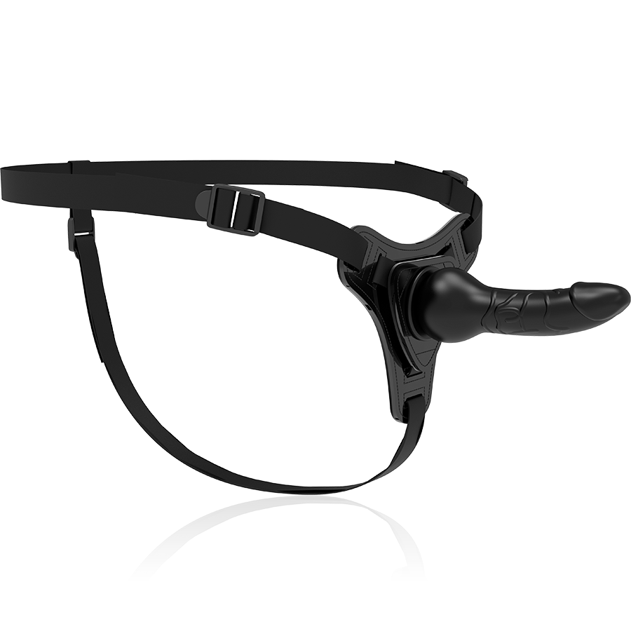 Comprar FETISH Arnés Ajustable De Silicona Negra – Diseño Suave Para Comodidad En Juegos De Principiantes-Noxtic